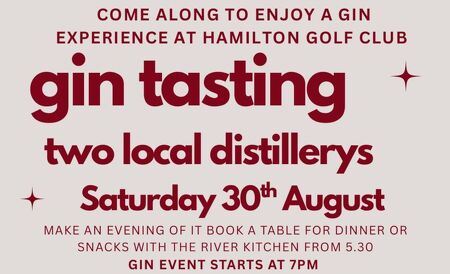 Gin Tasting @ Hamilton Golf Club